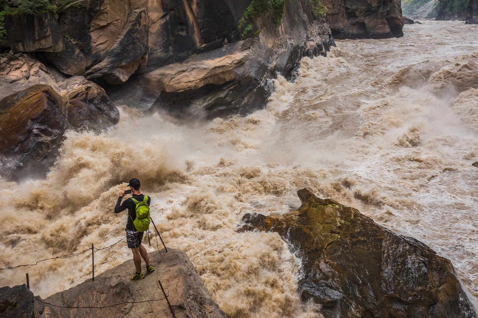 Mountain terraces and ethnic village scenery in Yunnan
