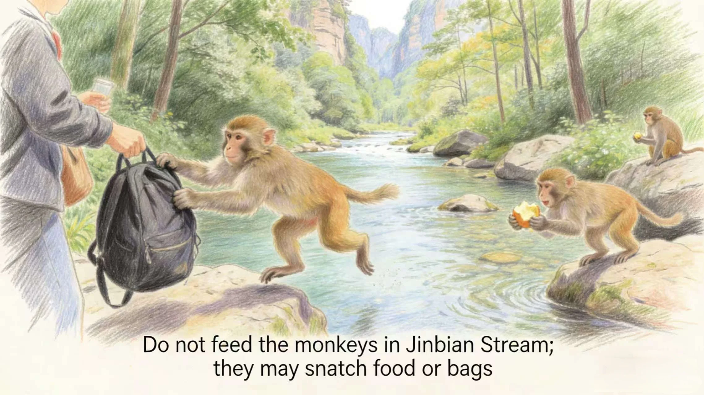 Tianzi Mountain panoramic peaks and misty valleys in Wulingyuan