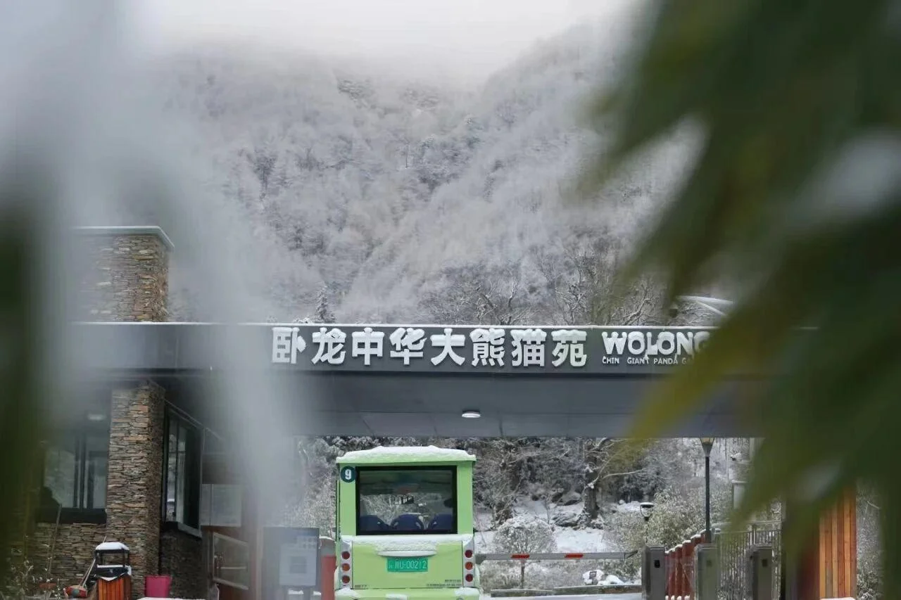Mountain scenery near Wolong National Nature Reserve in Sichuan