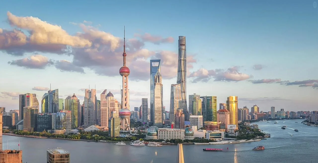 Yu Garden traditional pavilion and koi pond in Shanghai Old Town