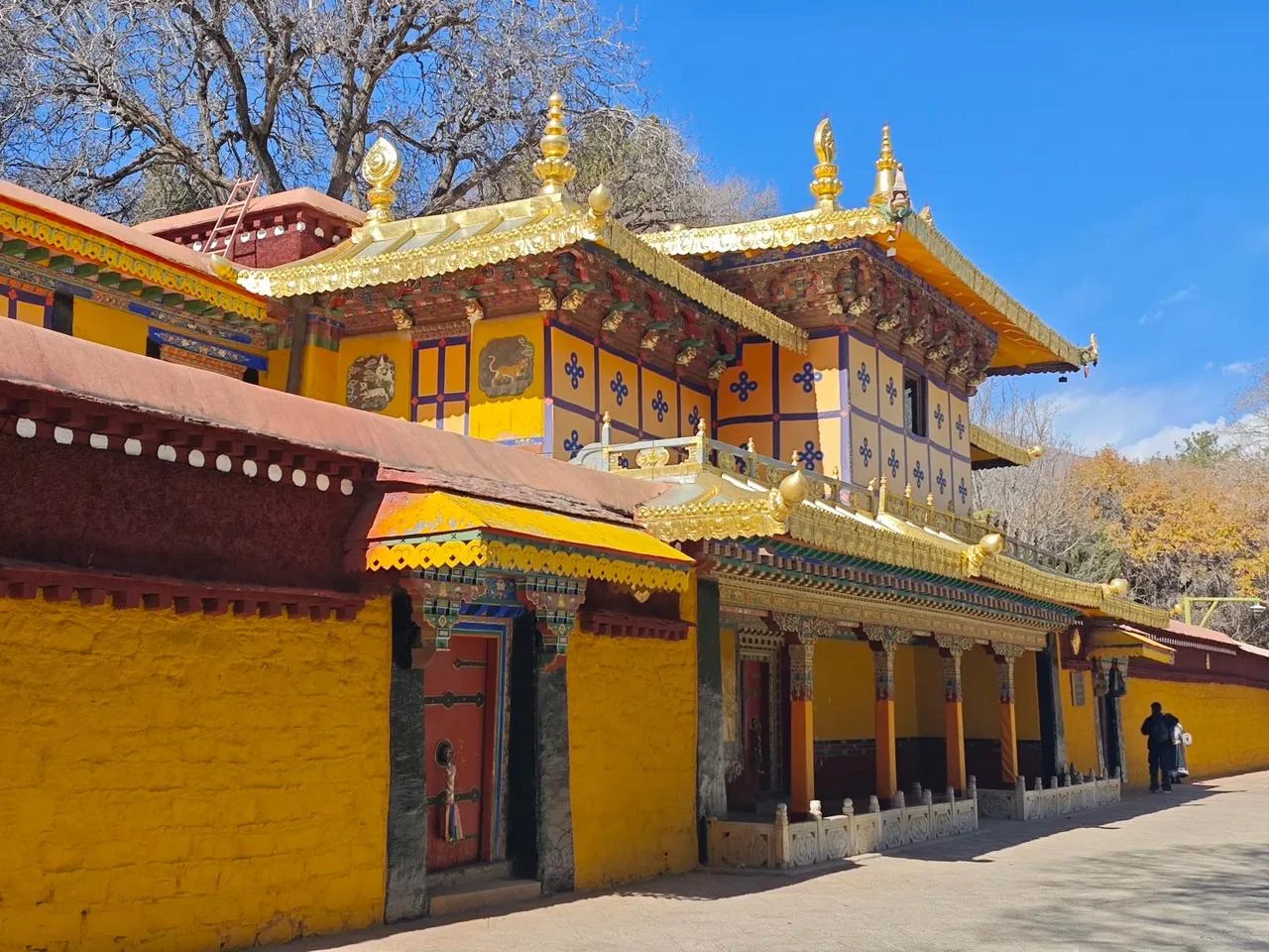 Travel permit documents for entering Tibet beside a passport