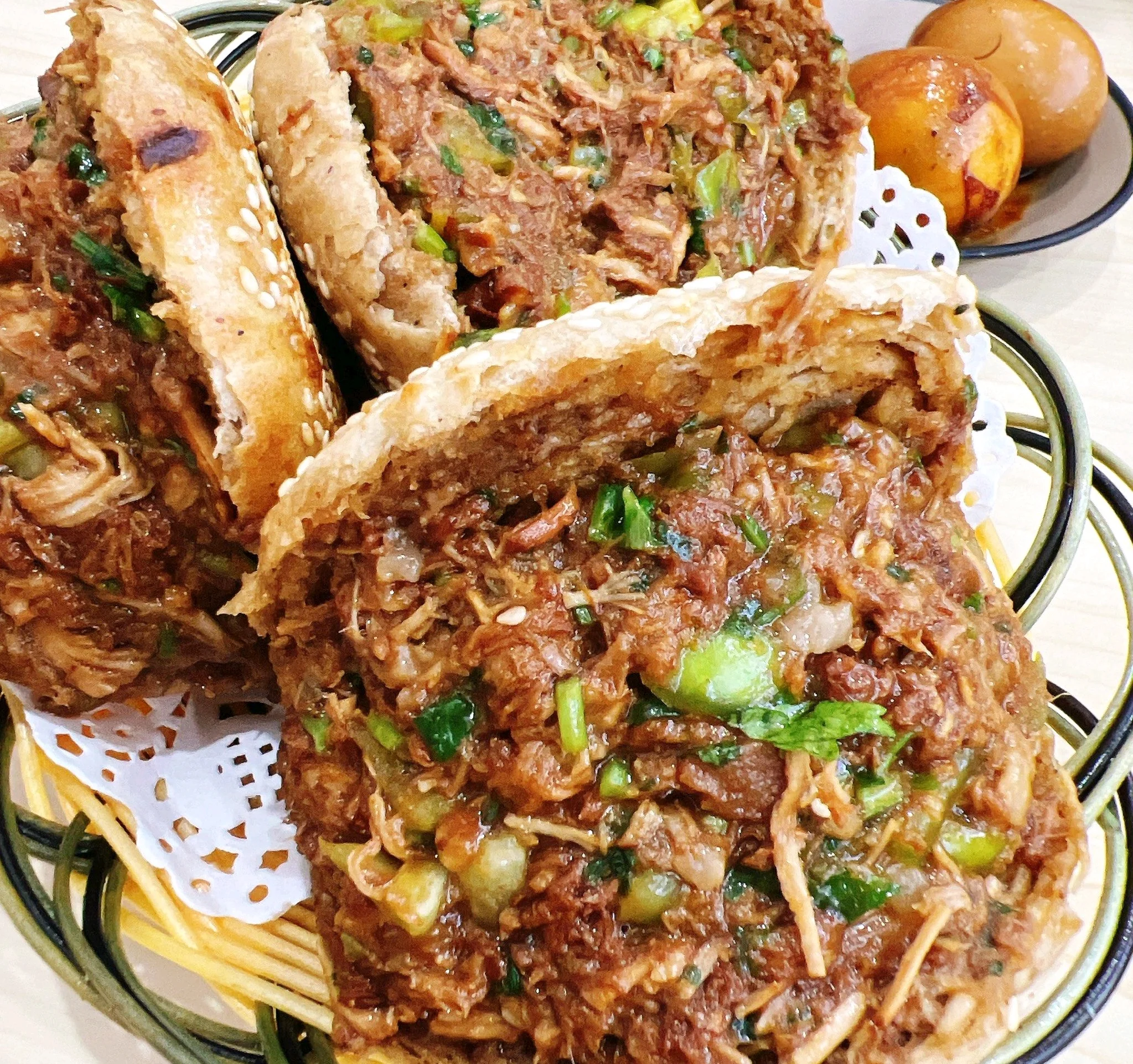 Hand-pulled noodles in rich broth, a classic northern China dish