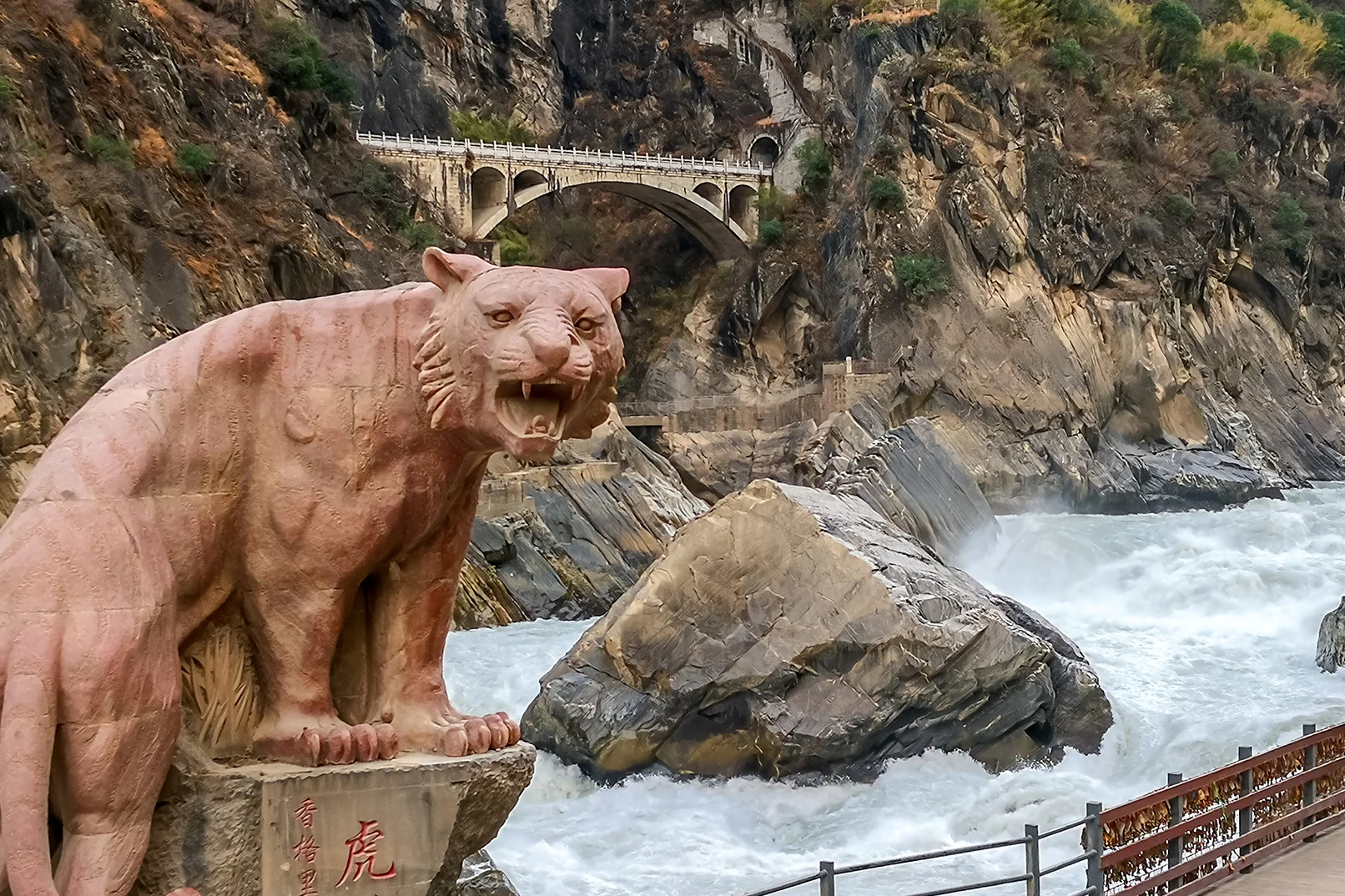 Songzanlin Monastery in Shangri-La with Tibetan-style golden roofs