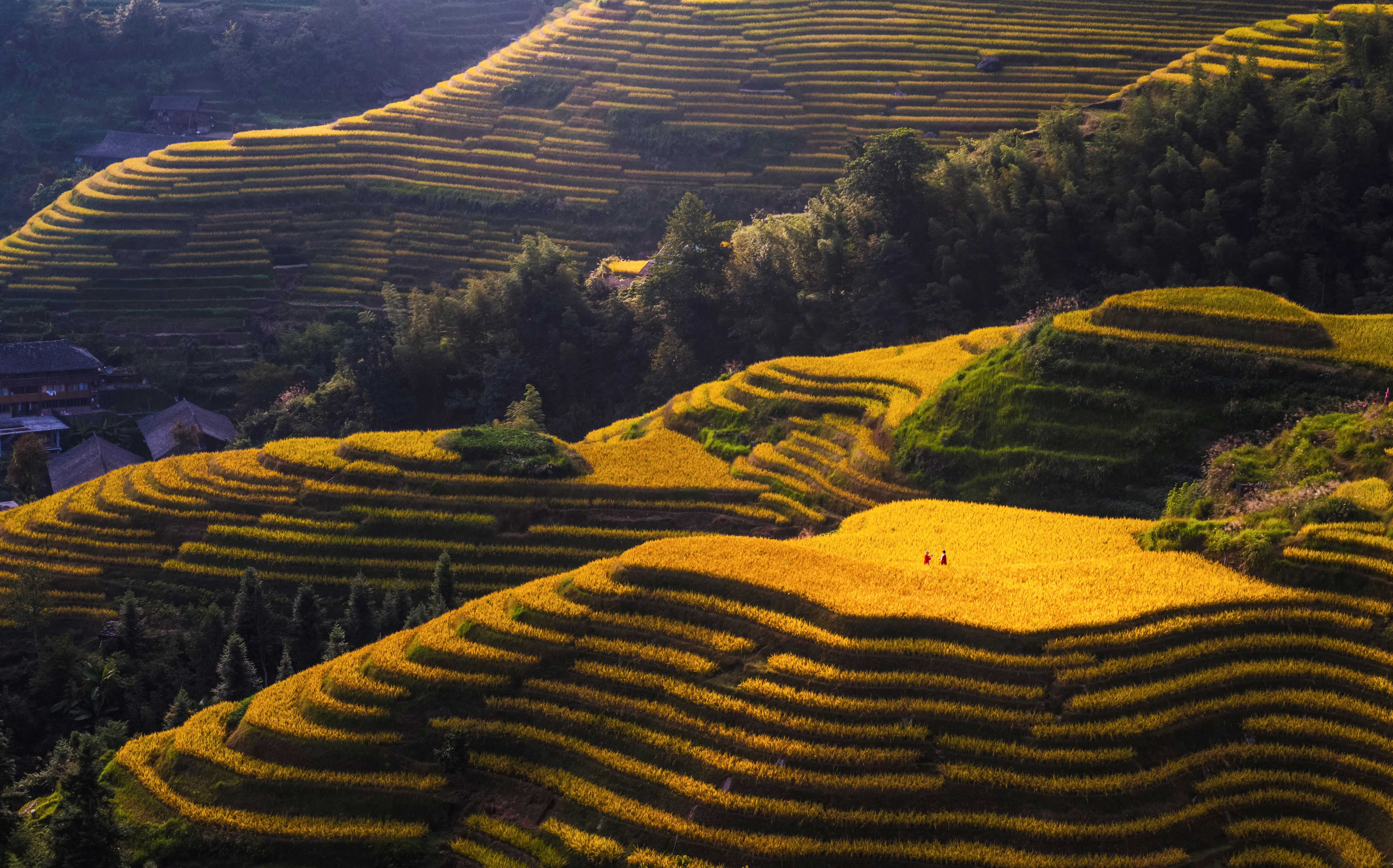 Fubo Hill rising above Guilin city and the Li River