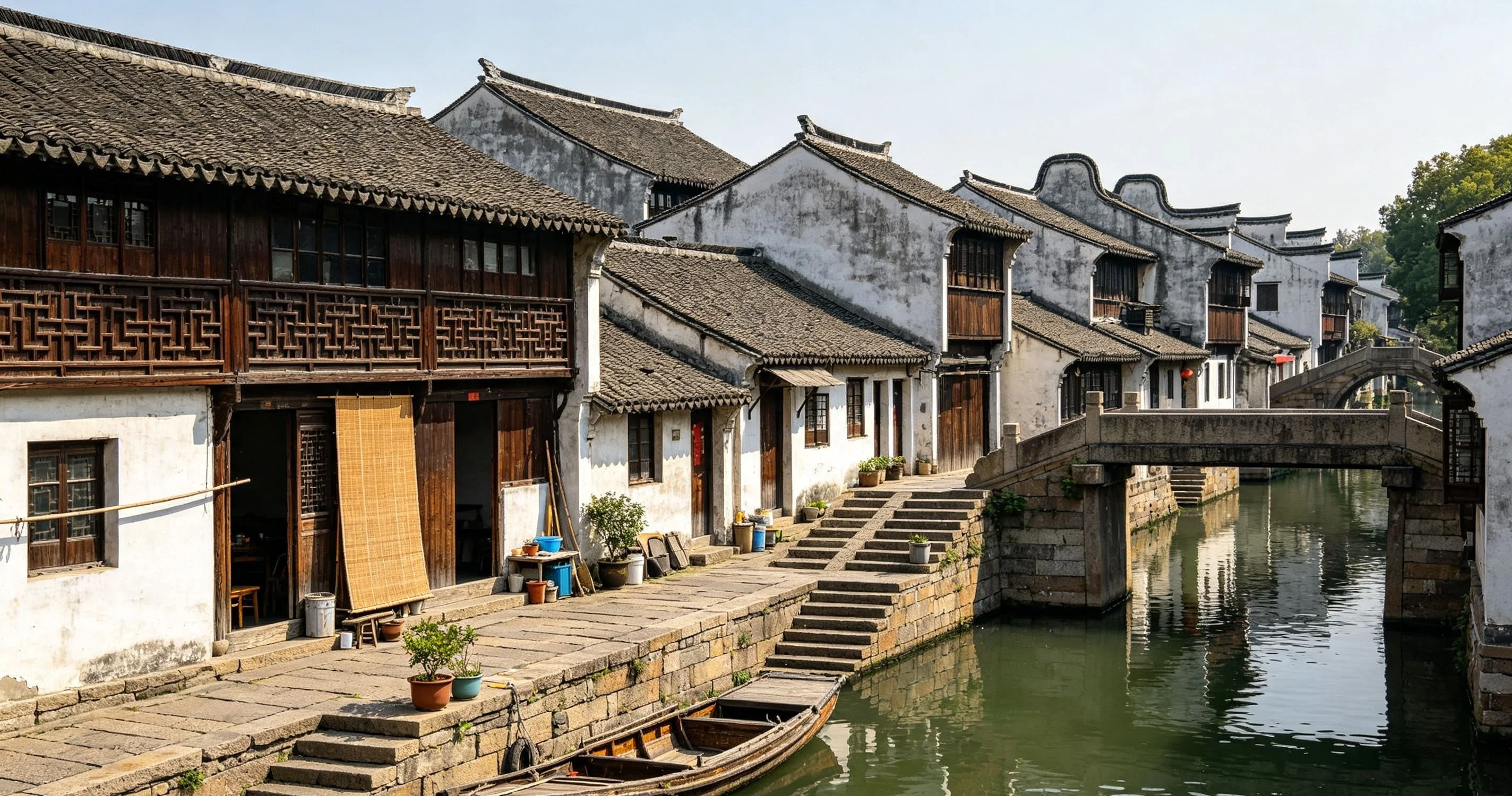 Panoramic view of diverse Chinese dwellings from courtyards to tulou, water towns, and villages